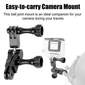 Крепление для экшн-камеры для GOPRO 10/MAX с вращением на 360 градусов, поворотный адаптер из алюминиевого сплава, спортивный адаптер
