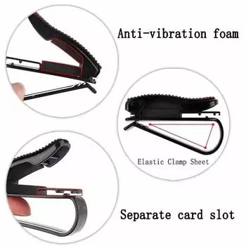 Крепление для автомобильных очков на солнцезащитный козырек, держатель для солнцезащитных очков, кронштейн для стразов, автомобильные солнцезащитные очки, зажим для кристаллов, украшения, аксессуары