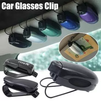 Крепление для автомобильных очков, универсальный автомобильный солнцезащитный козырек, держатель для карт, зажим для билетов, многофункциональная подставка для хранения солнцезащитных козырьков автомобиля