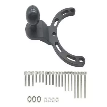 Крепление для бензобака мотоцикла, регулируемый держатель кронштейна для камеры телефона с GPS и болтами