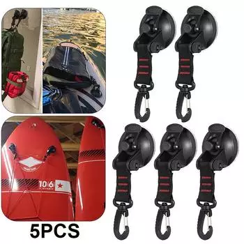 Крепление для кемпинга на открытом воздухе, походов, присосок, якорь, крепежные крючки (красный)