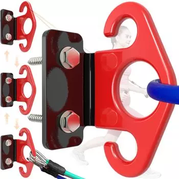 Крепление для ленты сопротивления на стену, крепление для фитнеса на стену, крепление для ленты на стену в спортзале, крючок для ленты, экономящий место зажим для настенного крепления