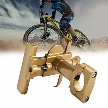 Крепление для мотоцикла, стабильный, вращающийся на 360° металлический держатель для телефона на велосипеде 206 золотой