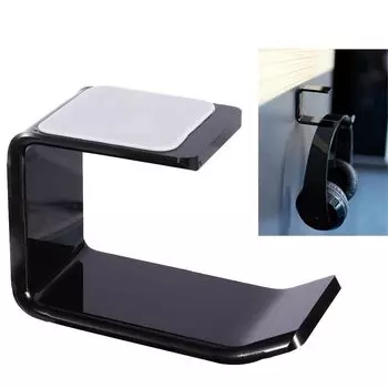 Крепление для наушников Настольный кронштейн Держатель для гарнитуры Настенная подставка для наушников Вешалка для наушников L-образной формы чёрный
