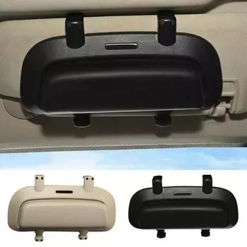 Крепление для очков для автомобиля, внедорожника, солнцезащитных очков, органайзер для солнцезащитного козырька, держатель для солнцезащитных очков, аксессуары для салона автомобиля чёрный