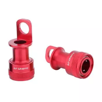 Крепление для педали велосипеда, адаптер для фиксации, портативный быстросъемный держатель педали, пряжка красный