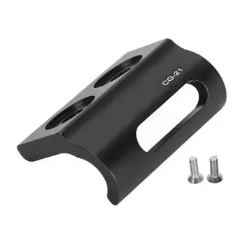 Крепление для переднего переключателя передач на велосипеде, алюминиевый сплав, адаптер для крепления переключателя передач, прочная и устойчивая рама, крюк для переключения передач чёрный