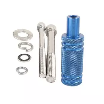 Крепление для противотуманных фар на мотоцикле Кронштейны для противотуманных фар Опорная база Крепление для светодиодных фар Кронштейн для крепления из алюминиевого сплава M8 M6 Кронштейн для фар синий