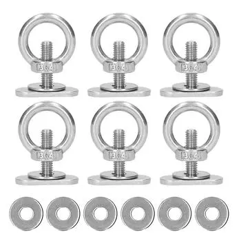 Крепление для рейки для каяка, крепежная проушина, адаптер для рейки для рыбалки, каяка, лодки для каяка, каноэ серебряный