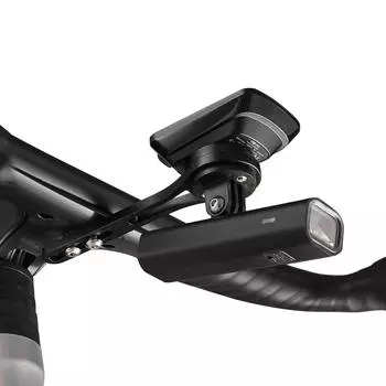 Крепление для секундомера на велосипед, алюминиевый сплав, держатель для велосипедного компьютера, универсальный держатель для спидометра на шоссейный велосипед, держатель для велосипедного фонаря чёрный