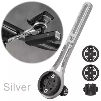 Крепление для секундомера на велосипеде, алюминиевый сплав, держатель для велосипедного компьютера, универсальный держатель для велосипедного руля, аксессуары для велосипеда чёрный