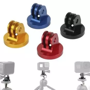 Крепление для штатива для экшн-камеры, устойчивое к коррозии, простое крепление-адаптер для монопода, винт-барашек для синий