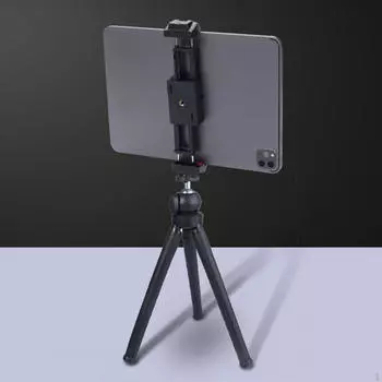 Крепление для штатива планшета, устойчивый адаптер, держатель, подставка для телефона, прочный противоскользящий винт 1/4 для видео