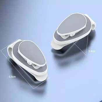 Крепление для солнцезащитного козырька автомобиля Футляр для очков Держатель для очков для солнцезащитных очков Держатель для солнцезащитных очков Пластиковая подставка для очков черный серый