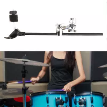 Крепление для тарелки для музыкальных инструментов с регулируемым наклоном и тормозом A