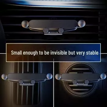 Крепление для телефона Gravity Car Phone Holder - держатель для навигации на вентиляционной решетке и аксессуар для интерьера Shockproof Air Outlet Model