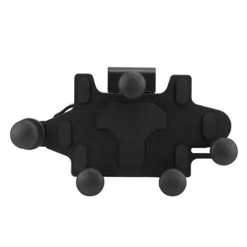 Крепление для телефона на мотоцикл, регулируемое, 5-ти когтевое, вращающееся, амортизирующие силиконовые накладки для мотоцикла чёрный