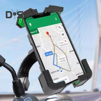Крепление для телефона на мотоцикле с гасителем вибраций Держатель для крепления мобильного телефона на мотоцикле с управлением одной рукой
