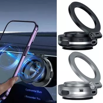Крепление для телефона на присоске, автомобильный держатель для телефона с вращением на 360°, электрический, вакуумный, магнитный