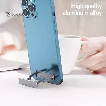 Крепление для телефона, прочная клейкость, универсальный ультратонкий настольный мини-липкий кронштейн для смартфона для просмотра телевизора серебряный