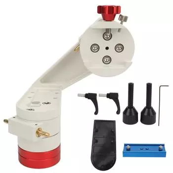 Крепление для телескопа Altazimuth, регулировка на 360 градусов, резьба 38 дюймов, алюминиевый сплав, микродвижение, PTZ-крепление для