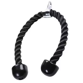 ` Крепление для тросового тренажера, нейлоновый трос для трицепса с ручками, многофункциональный трос для тренировок