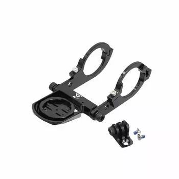 Крепление для велокомпьютера черное для Garmin Aero Combo Mount Narrow Type 9 Lower Совместимо с Garmin Edge Size Rec-Mounts 31,8 мм Двустороннее [С