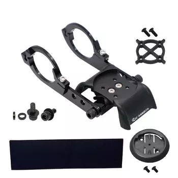 Крепление для велокомпьютера с узким зажимом для смарт-часов или компьютера Wahoo или Pioneer можно прикрепить [КРЕПЛЕНИЕ ДЛЯ ЗАПИСИ] и двусторонний (для Wahoo/Pioneer)