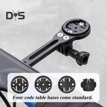 Крепление для велосипедного компьютера из алюминиевого сплава, легкое, прочное, универсальное, для горного велосипеда, шоссейного велосипеда, держатель для компьютера, аксессуары для велосипеда чёрный