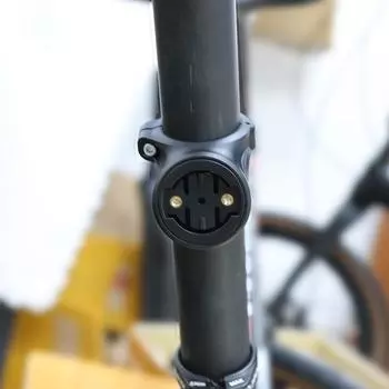 Крепление для велосипедного компьютера, кронштейн для велосипедных фонарей, держатель для рулей и подседельных штырей горного велосипеда чёрный