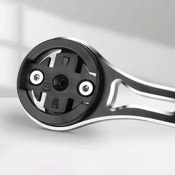 Крепление для велосипедного компьютера — переднее крепление для велосипедного компьютера для шоссейных велосипедов со встроенным рулем, Garmin чёрный