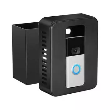 Крепление для видеодомофона с защитой от кражи: Регулируемый монтажный кронштейн без сверления, клиновой адаптер, держатель камеры, аксессуары, чехол для аренды дома, квартиры One Size