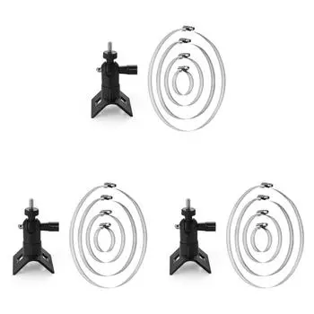 Крепление камеры на стойку, вращение на 360 градусов для кольцевой ручки/камеры прожектора(черный)