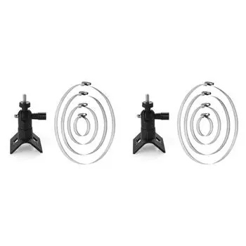 Крепление камеры на стойку, вращение на 360 градусов для кольцевой ручки/камеры прожектора(черный) КДЕ