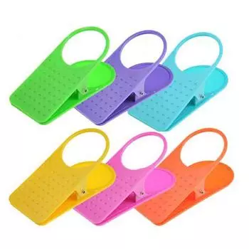 Крепление-клипса Подстаканник Держатель для кружки Зажим для походного стула Шезлонга Диаметр 6,5 см Портативный Боковой держатель для кружки для офиса Авто Путешествий Семьи 2pcs