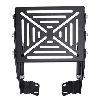 Крепление на багажник мотоцикла из углеродистой стали, удобное хранение, надежная поддержка, крепление для туристического пакета, багажник