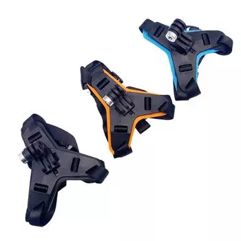 Крепление на подбородочный ремень для мотоциклетного шлема с зажимом для телефона для iPhone Samsung Huawei Gopro Osmo Insta360 Action Sport Camera