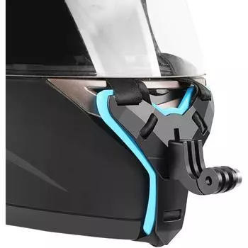 Крепление на подбородочный ремень для мотоциклетного шлема для GoPro Hero 12 11 10 9 8 5 6 7 SJCAM SJ4000 AIR DJI EKEN AKASO Аксессуары для экшн-камер