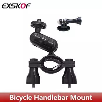 Крепление на руль велосипеда 360° держатель для велосипеда для GoPro Hero 13 12 11 10 9 Insta360 X2 X3 X4 DJI Osmo Action 5 4 3 Аксессуары для камеры