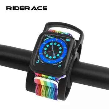 Крепление на руль велосипедных часов с быстросъемным креплением для Garmin Forerunner 410 610 920 GPS-держатель для часов Аксессуары для велосипеда Велоспорт на открытом воздухе чёрный