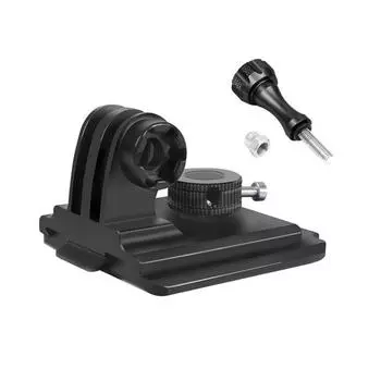 Крепление на шлем для экшн-камеры Противоударная конструкция Легко затягивается Быстрая установка Кронштейн для шлема для спортивной камеры Держатель для хранения для GOPRO 12/11 чёрный