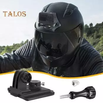 Крепление на шлем для экшн-камеры Противоударная конструкция Легко затягивается Быстрая установка Кронштейн для шлема для спортивной камеры Держатель для хранения для GOPRO 12/11 чёрный