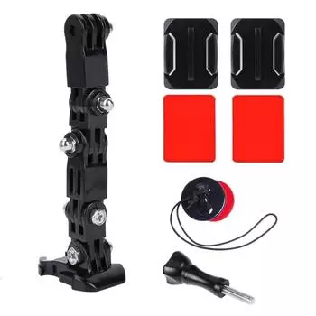 Крепление на шлем мотоцикла для Gopro Hero 12 11 10 9 8 7 6 Insta360 Yi Osmo Action Sports Camera Mount Full Face Holder Accessories