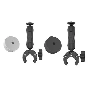 Крепление на столб для мини-спутникового устройства, универсальный регулируемый угловой кронштейн с адаптером на автофургоне Mount and Silver Adapter