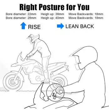 Крепление питбайка мотокросс ручка зажим для Yamaha для BMW 22 мм 28 мм универсальный удлинитель адаптер подъем руля мотоцикла