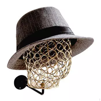 Крепление подставки для головных уборов золотистый