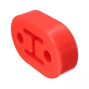 Крепление выхлопной трубы с 2 отверстиями, высокопрочный резиновый держатель выхлопной трубы для