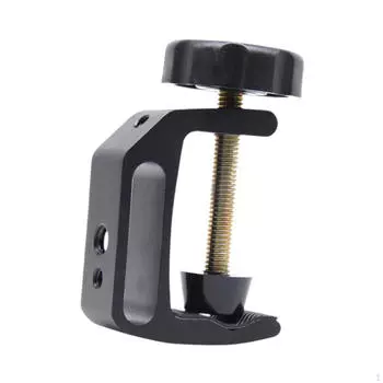 Крепление зажима для камеры с резьбовыми отверстиями 1/4 3/8 Нескользящее прочное настольное фотооборудование