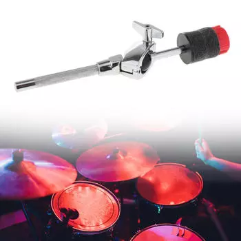 Крепление зажима для рычага тарелки, регулируемое, металлическое, для практики, для крепления колокольчика, профессиональное Total Length 26cm