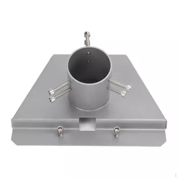 Крепления для телевизионной антенны, кронштейн для крепления на крыше, прочный, устойчивый к ржавчине, с наклоном 20°, для серый